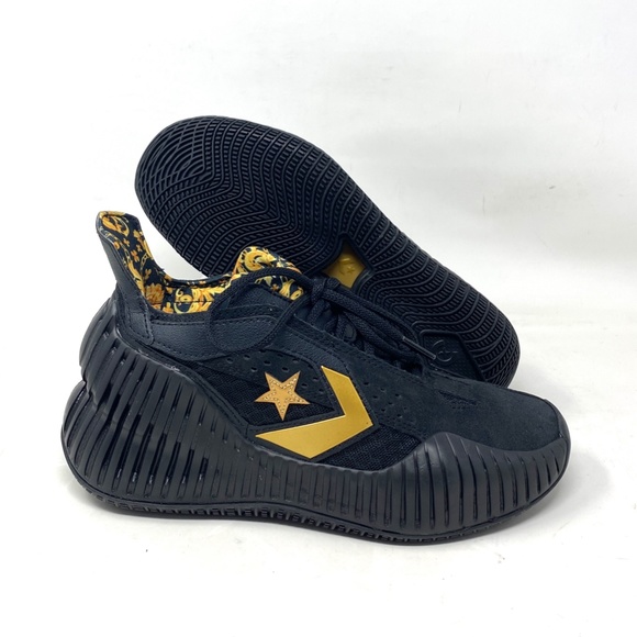 Converse BB Prototype CX Gold Black Mesh Women's Mid Basketball Sneakers A02515C - Picture 9 of 11